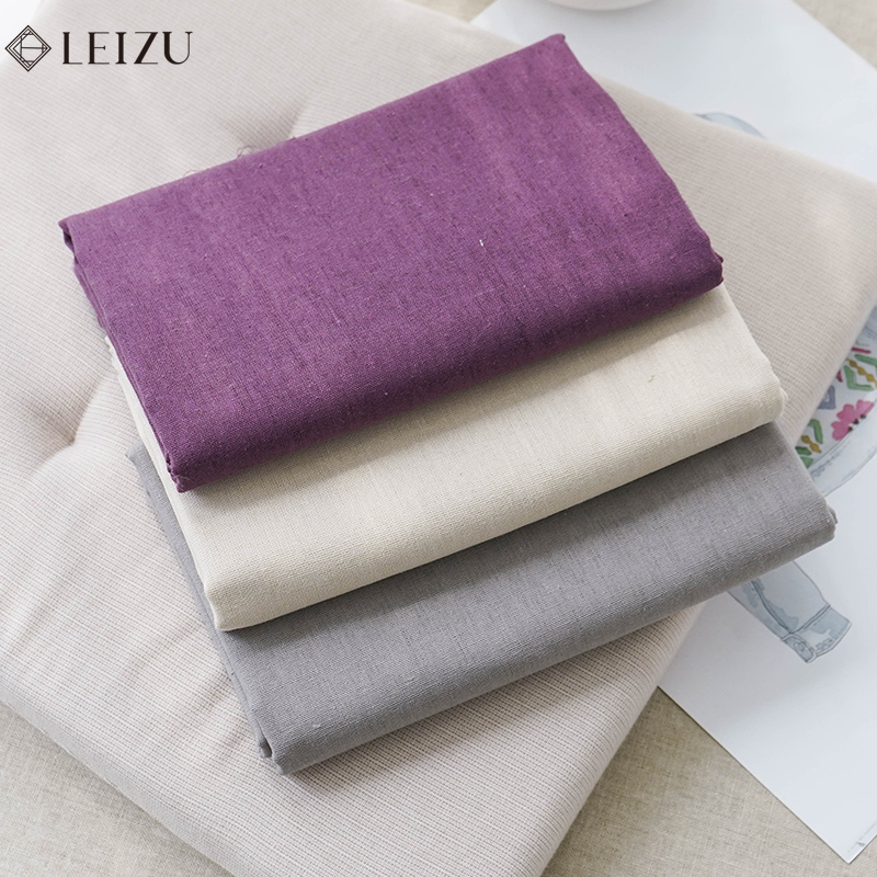 Linen Table Runner - 0.5/1/2 jarda jednokolorowa bawełniana tkanina lniana