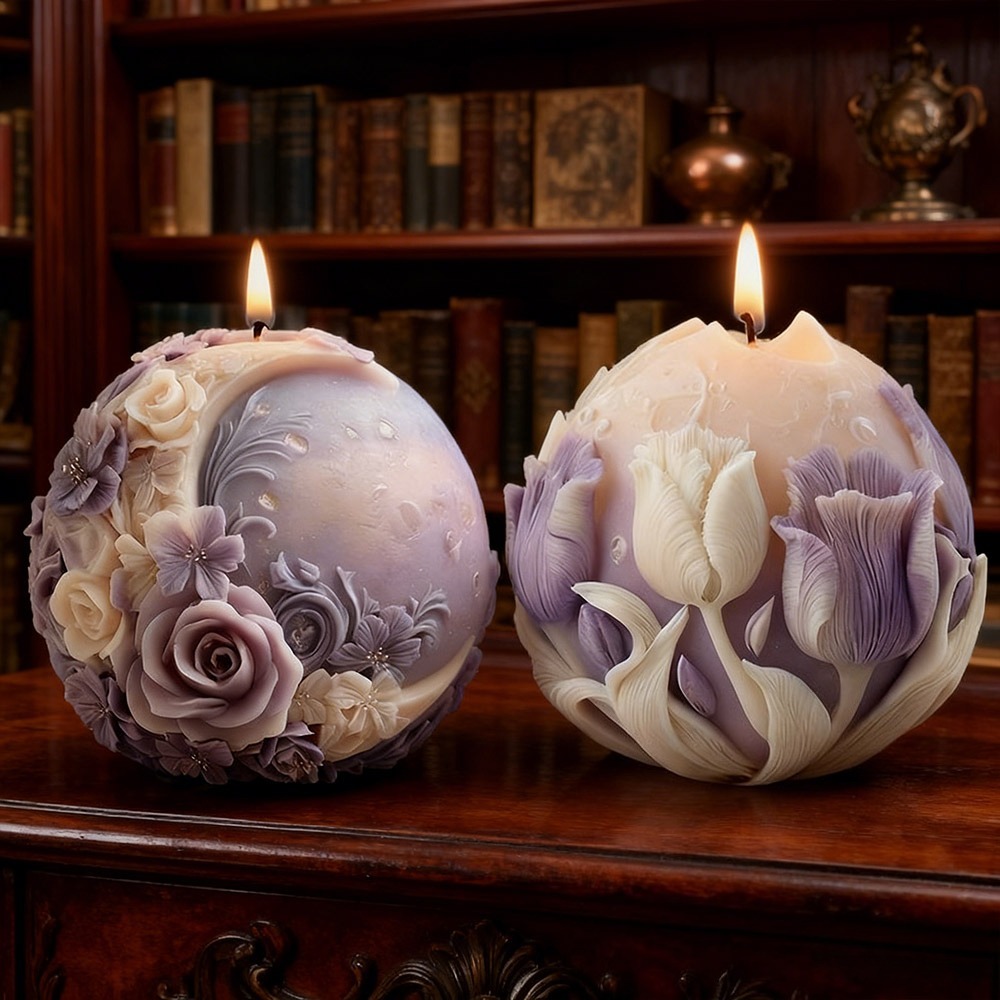 Home Decor Tulip - Forma silikonowa na świecę w kształcie