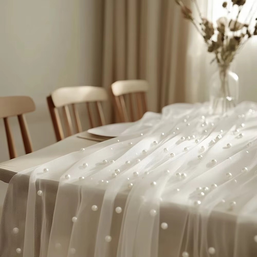 Romantyczna, luksusowa bieżnic – Linen Table Runner recenzja i cena