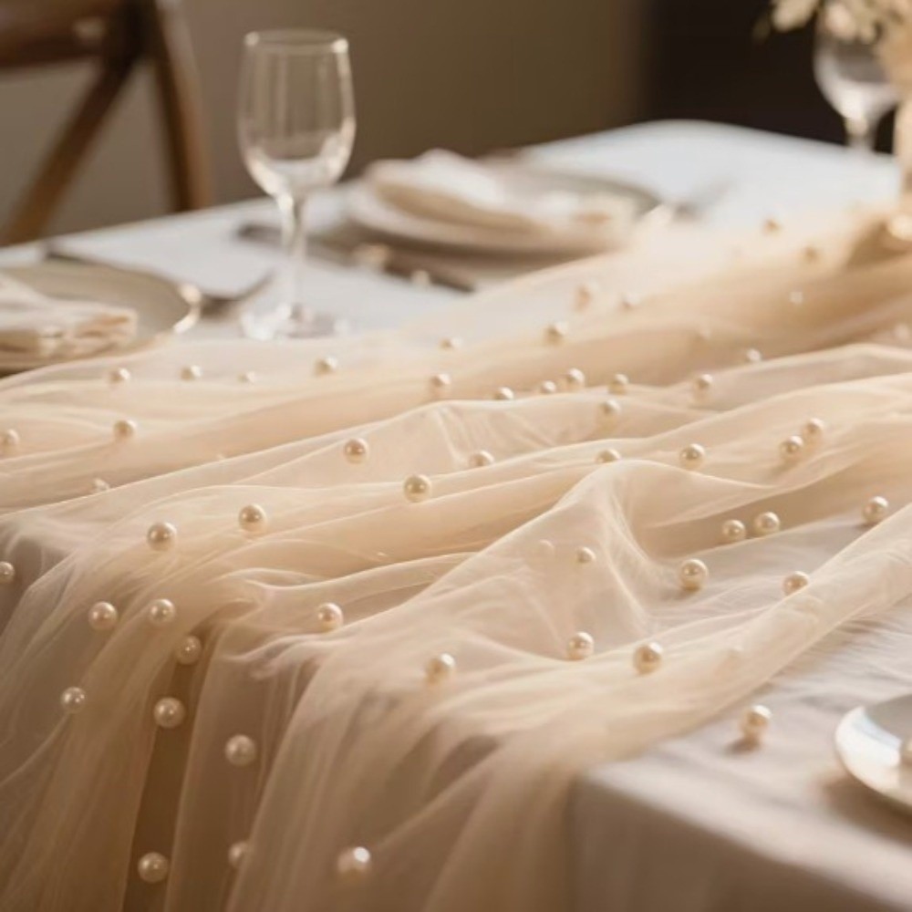 Romantyczna, luksusowa bieżnic – Linen Table Runner recenzja i cena