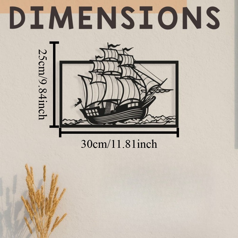 Metalowa dekoracja ścienna z ż – Home Decor Nautical recenzja i cena