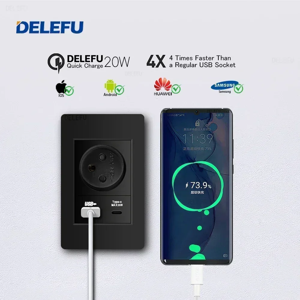 DELEFU Black Retardant PC Isra – Home Decor Outlet recenzja i cena
