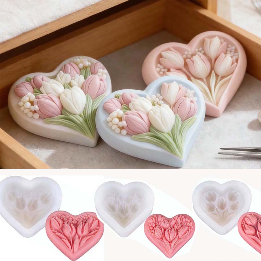 Forma Silikonowa 3D Serce Tuli – Home Decor Tulip recenzja i cena