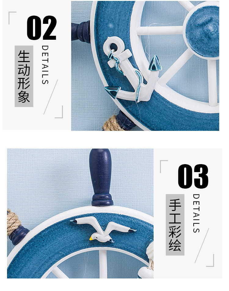 Dekoracja ścienna w stylu śród – Home Decor Nautical recenzja i cena