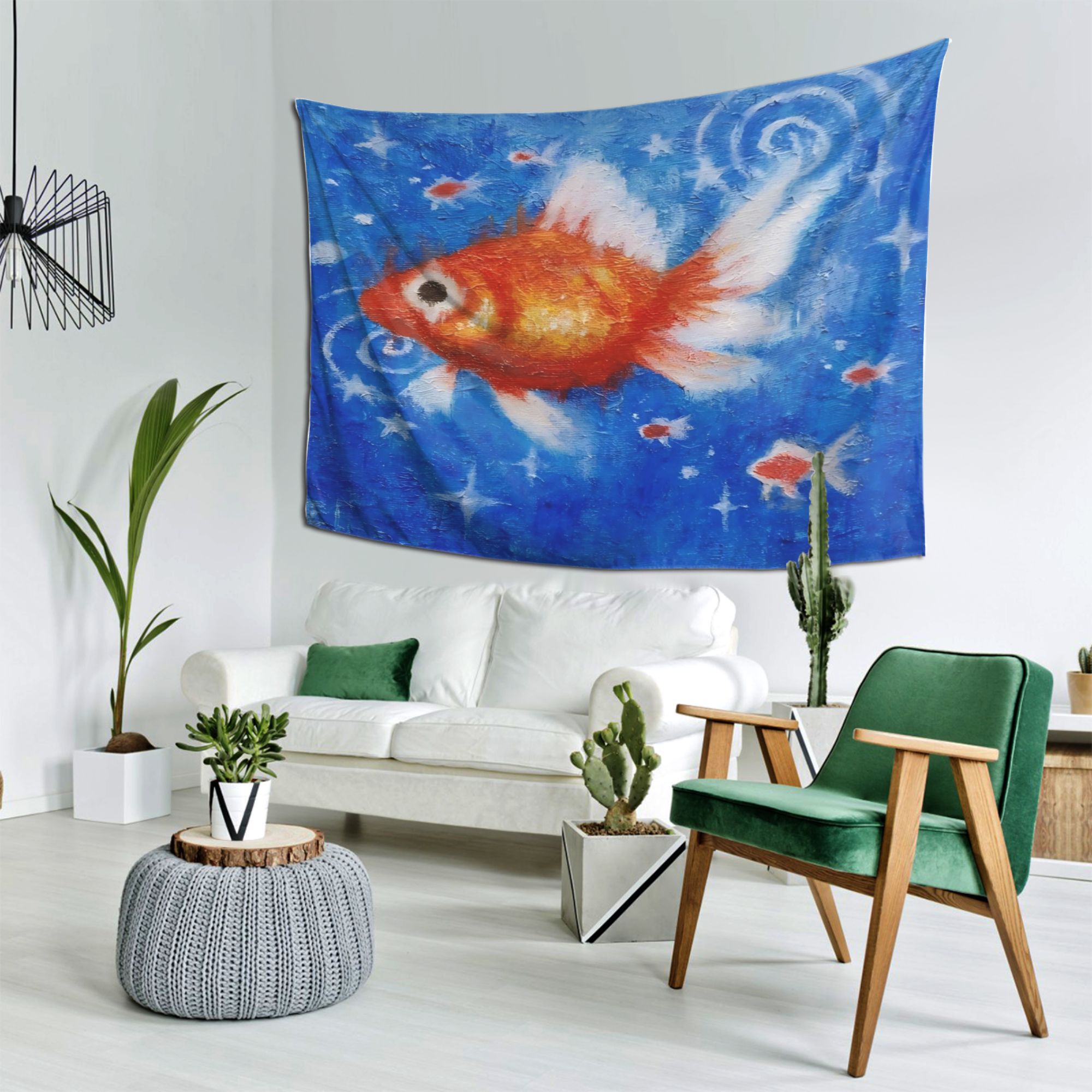 Gobelin z motywem tropikalnych – Home Decor Nautical recenzja i cena