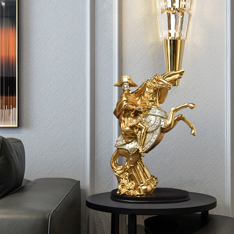 Rzeźba Rycerza Napoleona na ko – Home Decor Medieval recenzja i cena