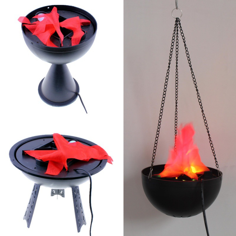 Lampa 3D z efektem płomienia,  – Home Decor Etsy recenzja i cena