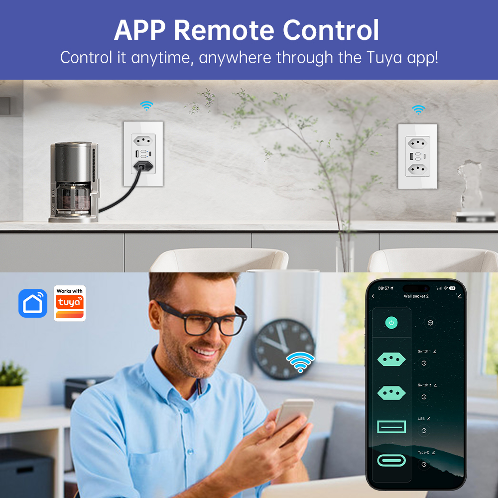 Inteligentne gniazdko WiFi MAN – Home Decor Outlet recenzja i cena