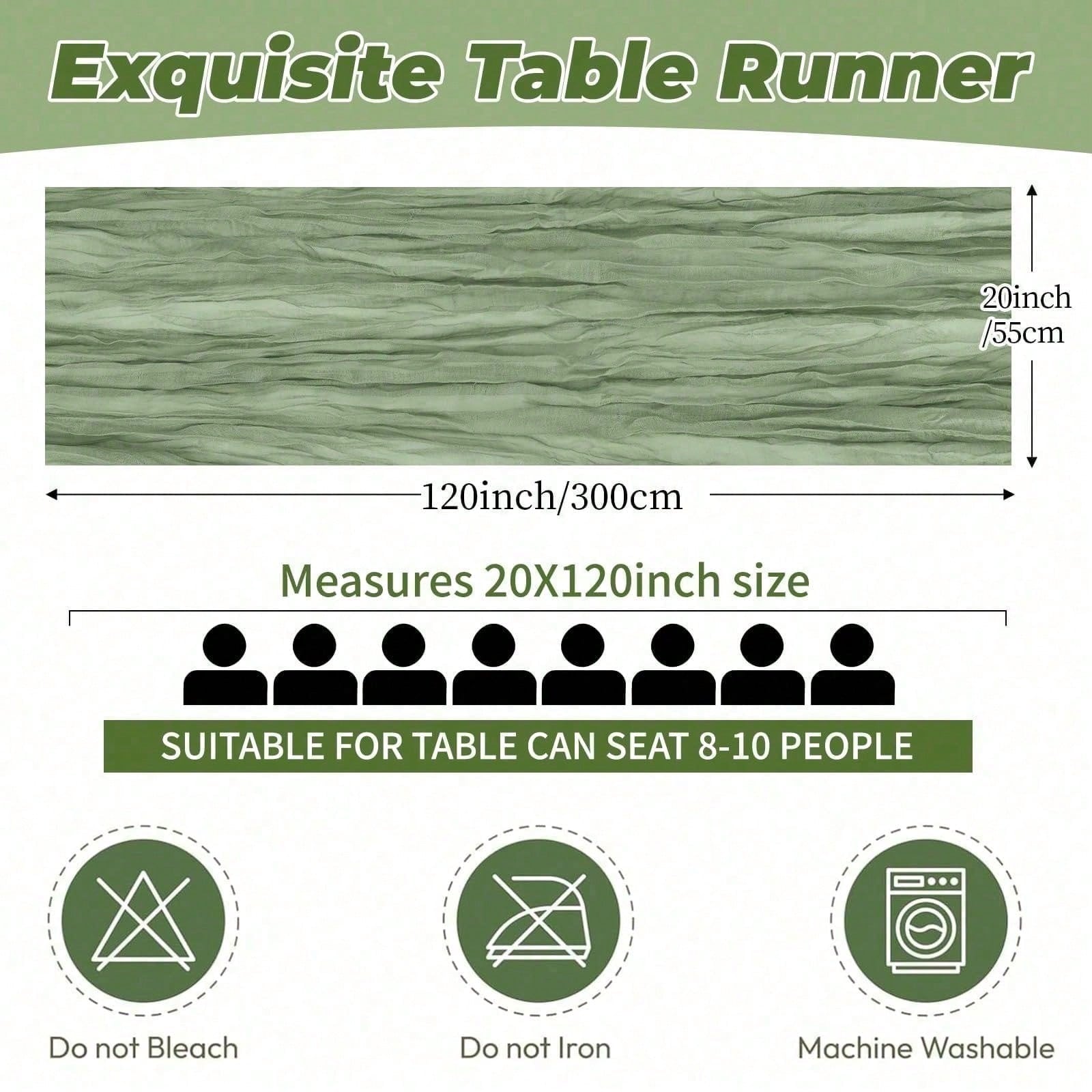 6 sztuk bieżników z płótna ser – Linen Table Runner recenzja i cena