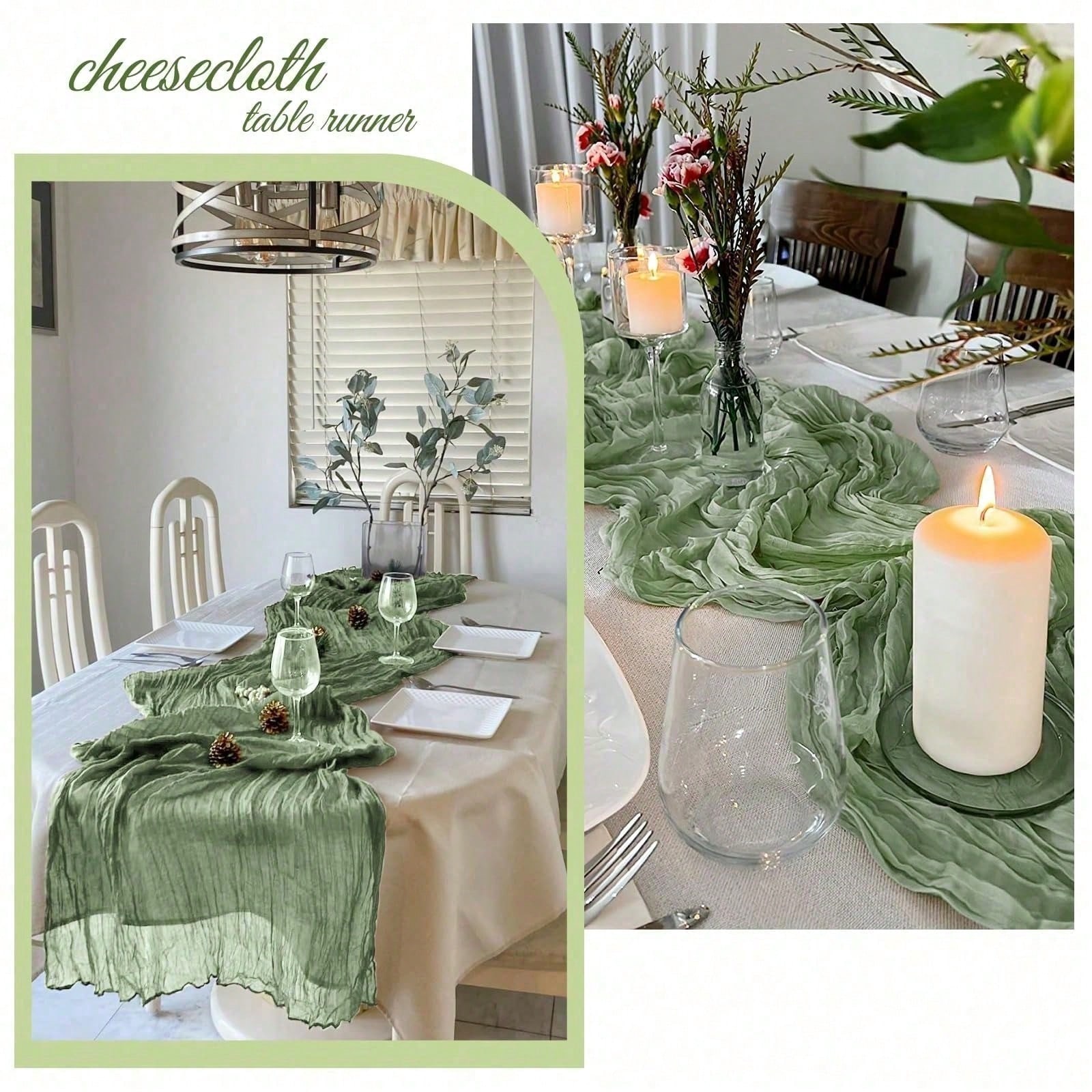 6 sztuk bieżników z płótna ser – Linen Table Runner recenzja i cena