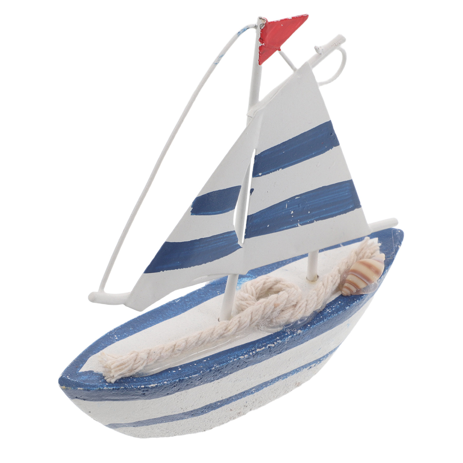 Drewniana żaglówka, miniaturow – Home Decor Nautical recenzja i cena
