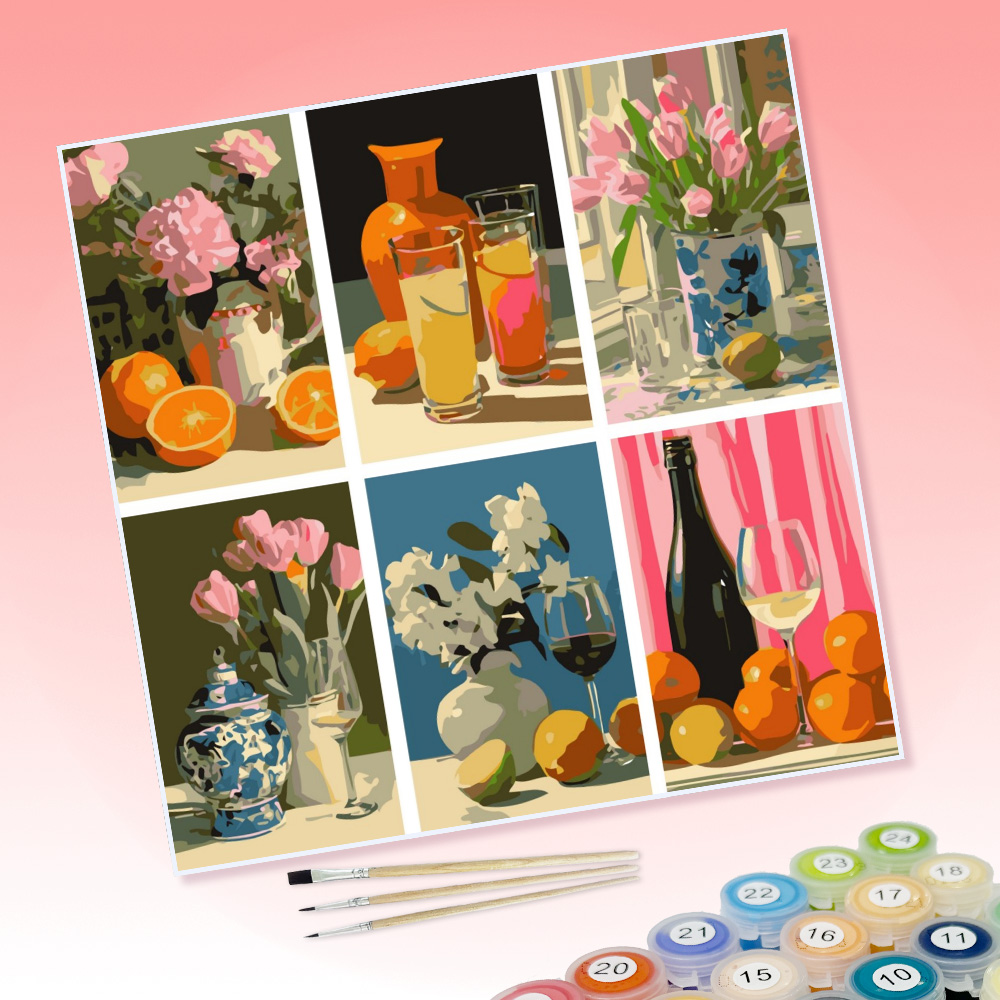 6 szt. Obrazów do malowania po – Home Decor Tulip recenzja i cena
