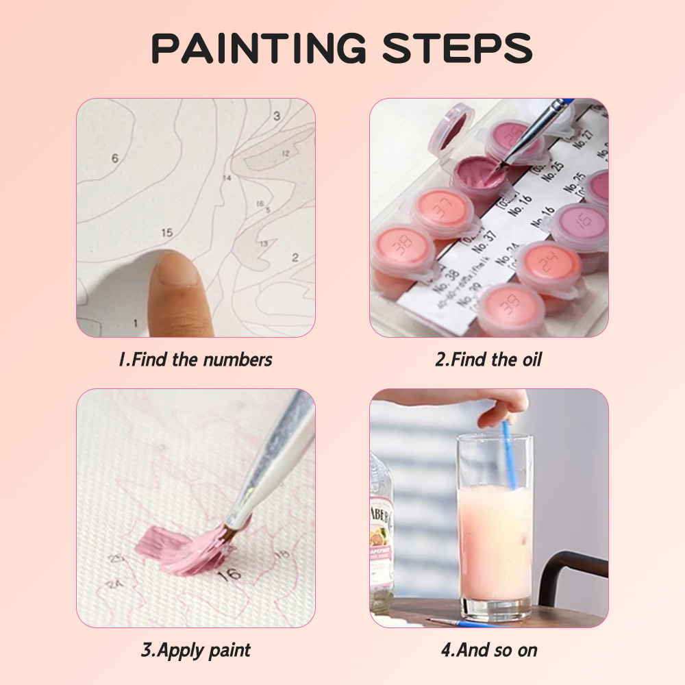 6 szt. Obrazów do malowania po – Home Decor Tulip recenzja i cena