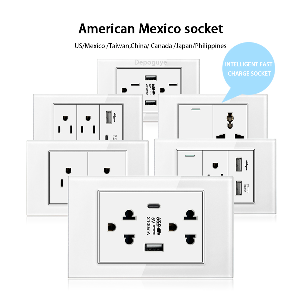 Przełącznik ścienny USA gniazd – Home Decor Outlet recenzja i cena