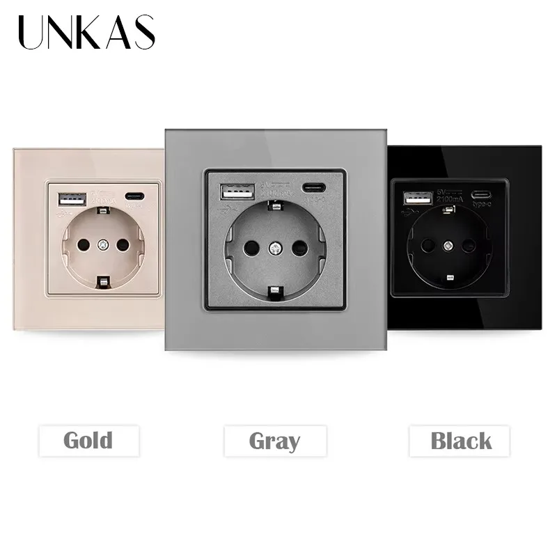 UNKAS Type-C USB Panel ze szkł – Home Decor Outlet recenzja i cena