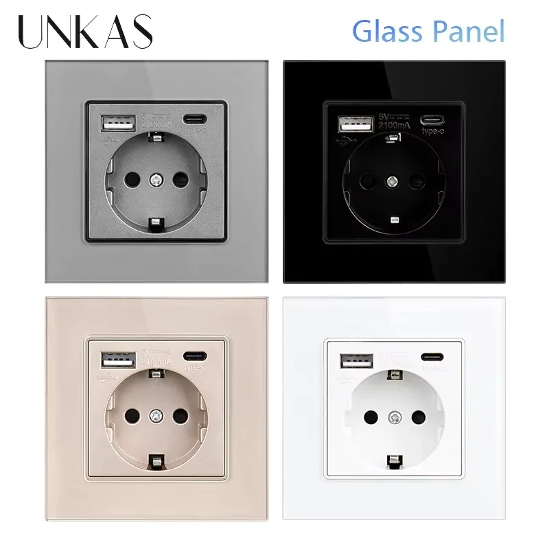 UNKAS Type-C USB Panel ze szkł – Home Decor Outlet recenzja i cena