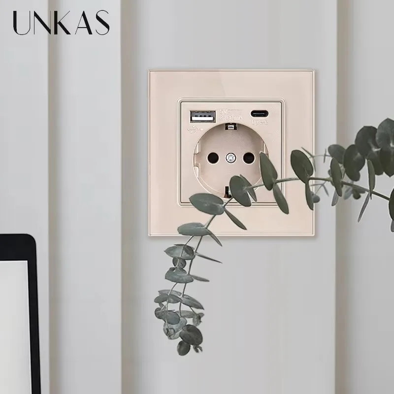 UNKAS Type-C USB Panel ze szkł – Home Decor Outlet recenzja i cena