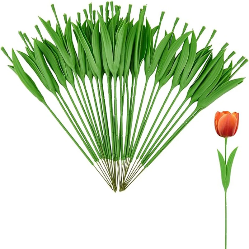50 sztuk sztucznych łodyg tuli – Home Decor Tulip recenzja i cena