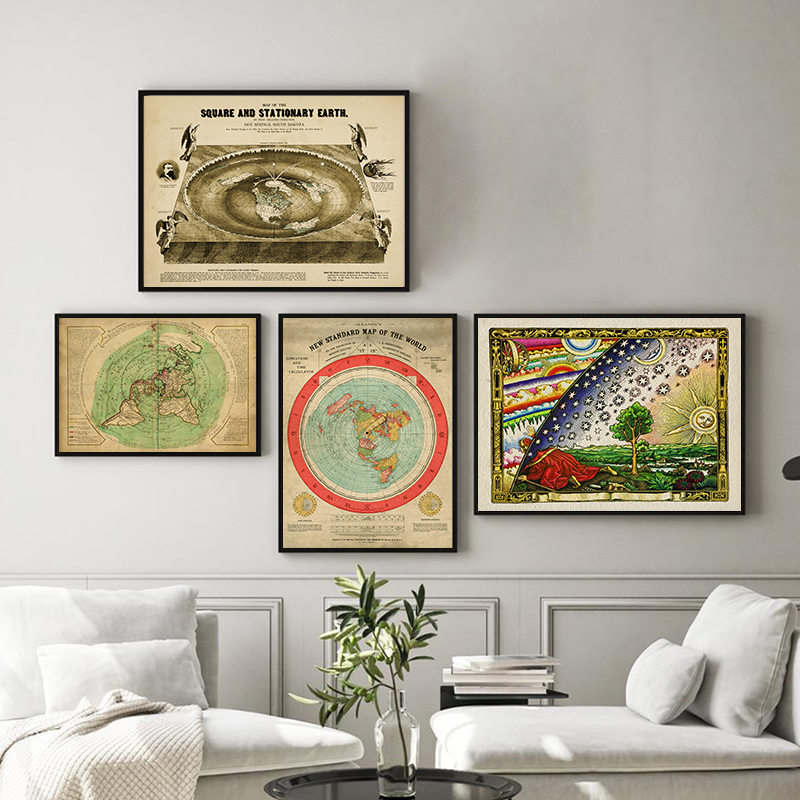 Nowa standardowa mapa świata D – Home Decor Etsy recenzja i cena