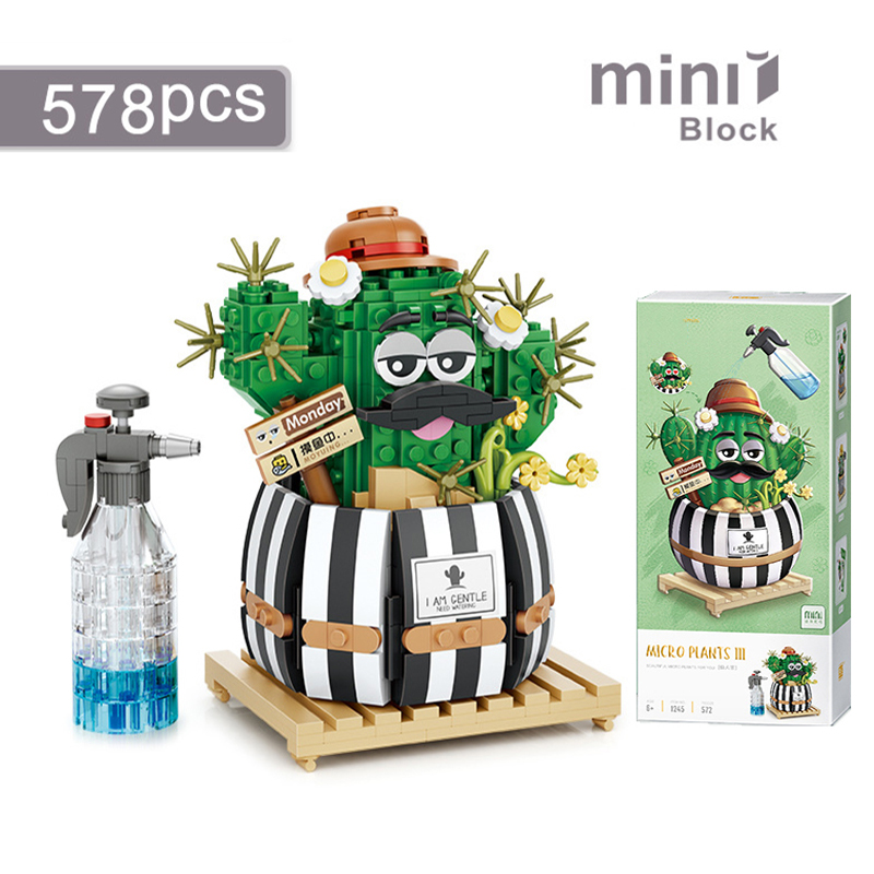 Mini klocki do budowy kwiat DI – Home Decor Etsy recenzja i cena