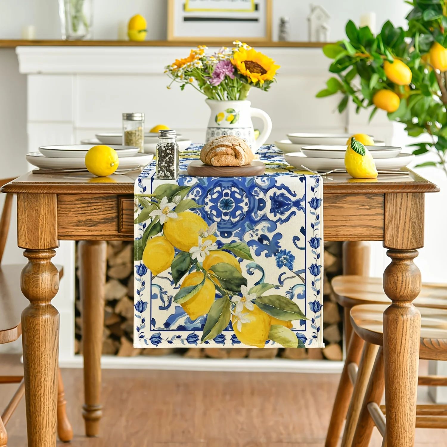 Bieżnik stołowy VIKAMA w stylu – Linen Table Runner recenzja i cena