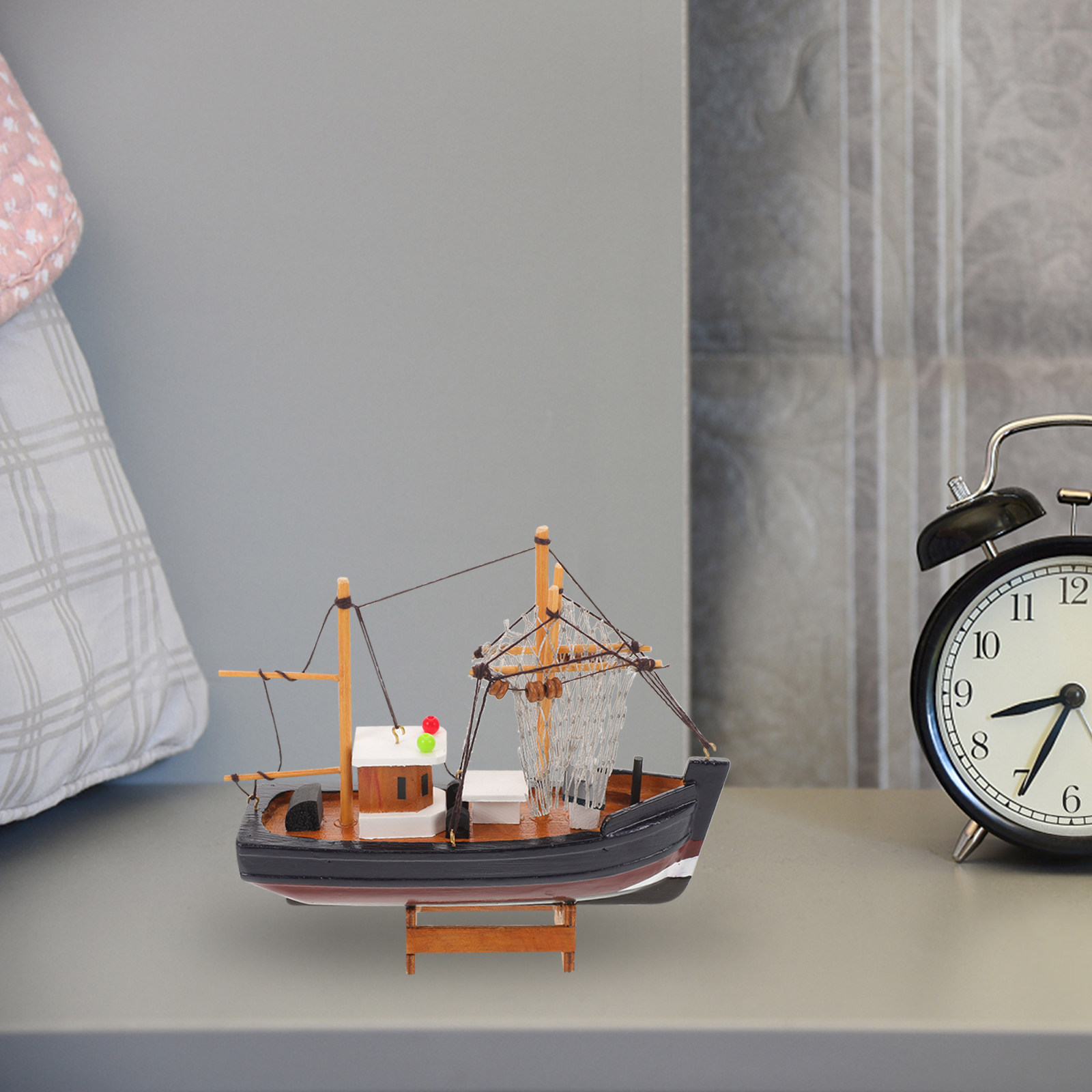 Drewniana żaglówka, dekoracja  – Home Decor Nautical recenzja i cena