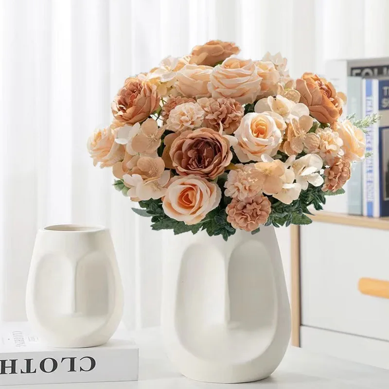 Sztuczne kwiaty Jedwabne piwon – Home Decor Free recenzja i cena