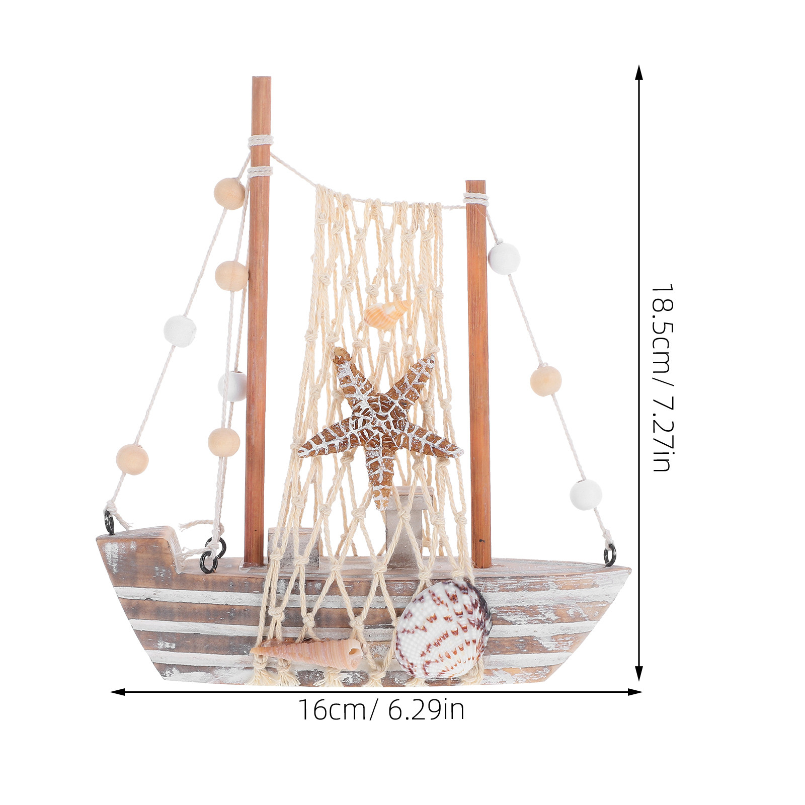 Retro drewniana dekoracja w ks – Home Decor Nautical recenzja i cena