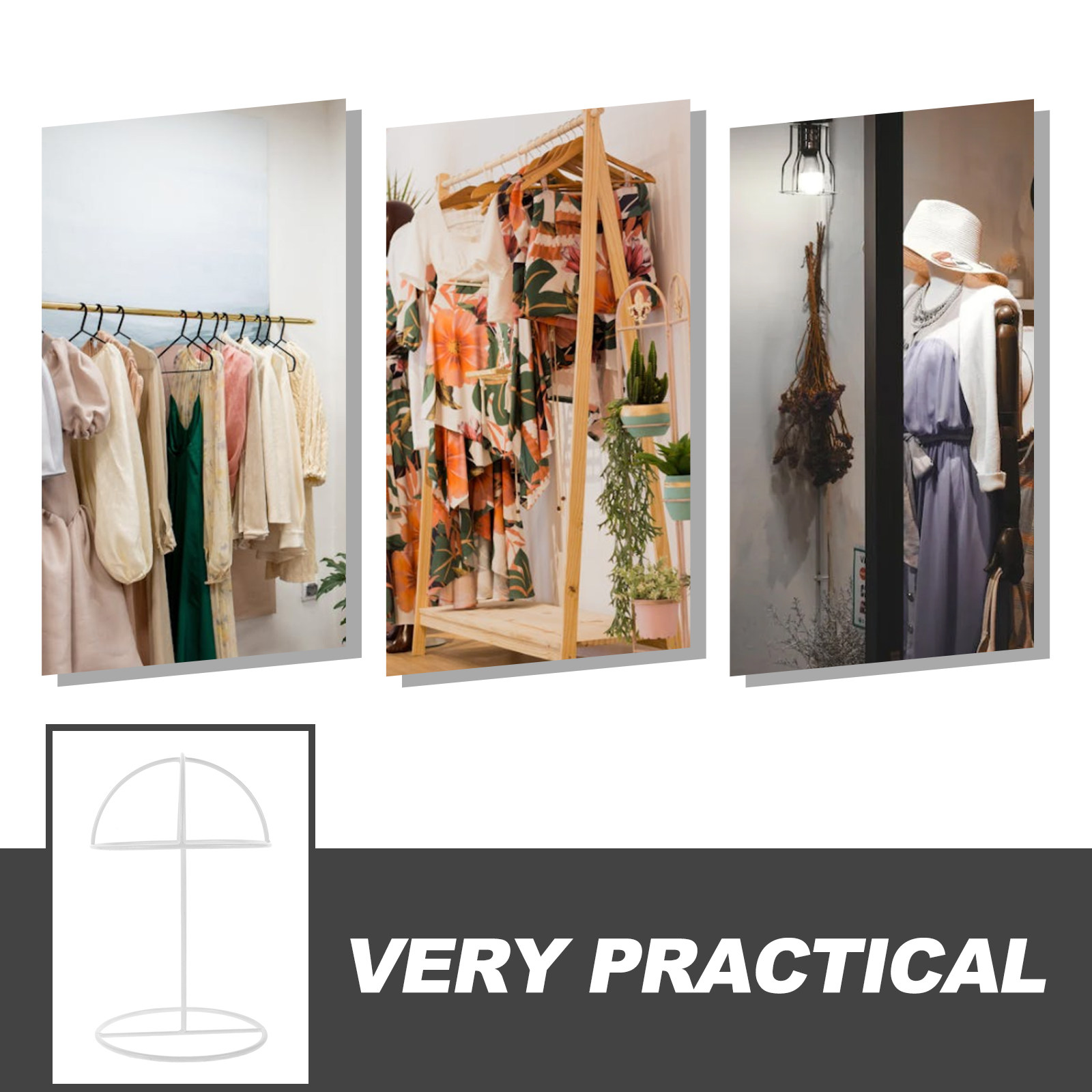 Metalowy stojak na kapelusze,  – Home Decor Retail Stores recenzja i cena
