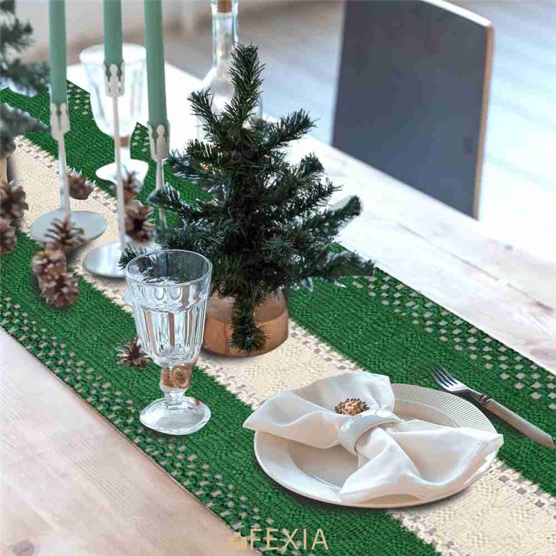 Obrus na stół DT15 Boho Farmho – Linen Table Runner recenzja i cena