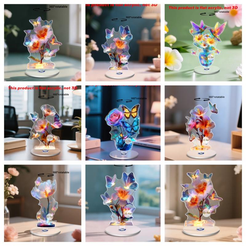 Akrylowy fioletowy wazon na tu – Home Decor Tulip recenzja i cena