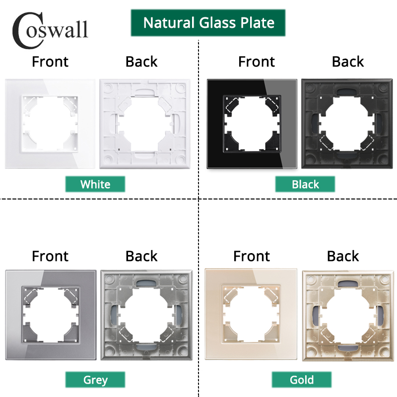 COSWALL Złoty szklany panel śc – Home Decor Outlet recenzja i cena